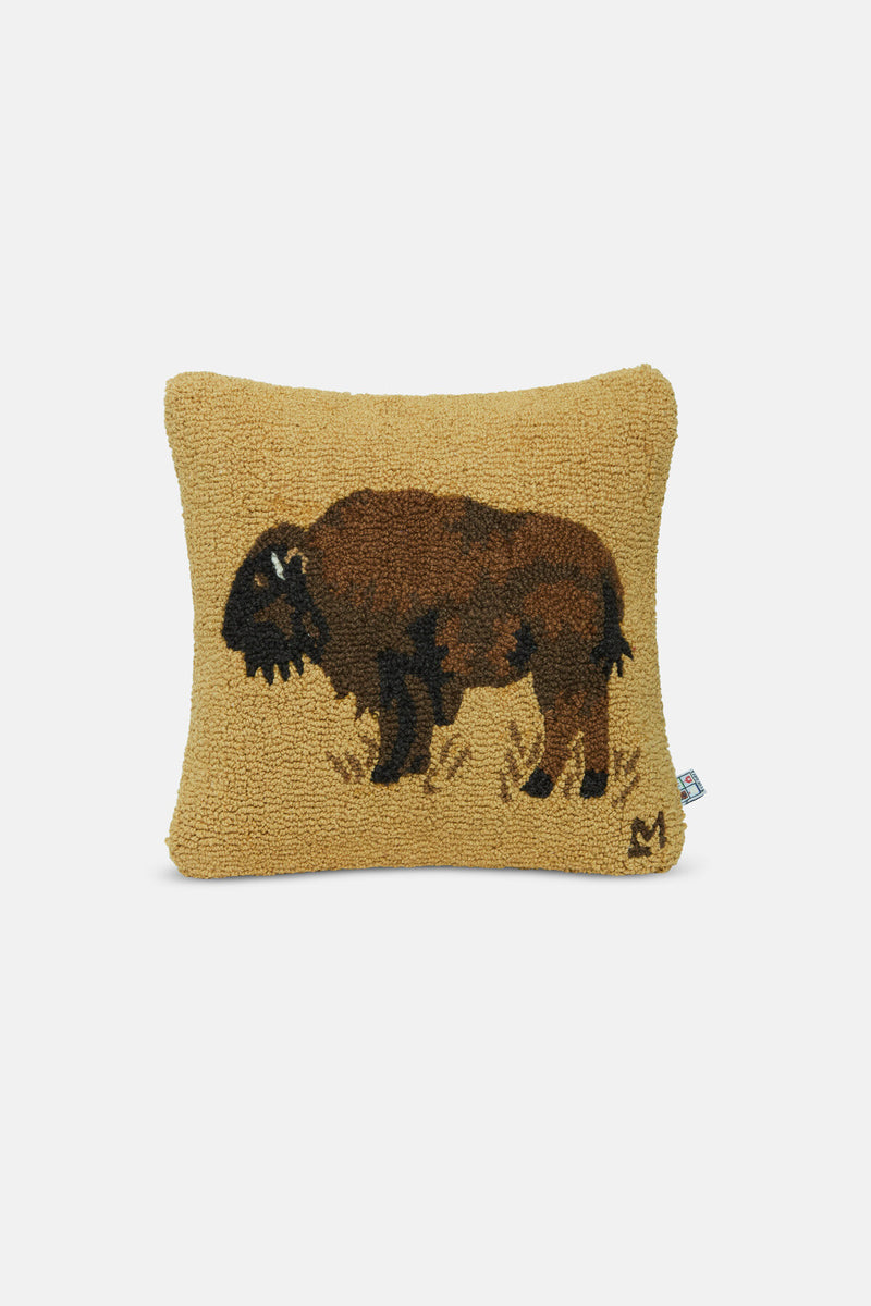 Pillow Buffalo On Gold