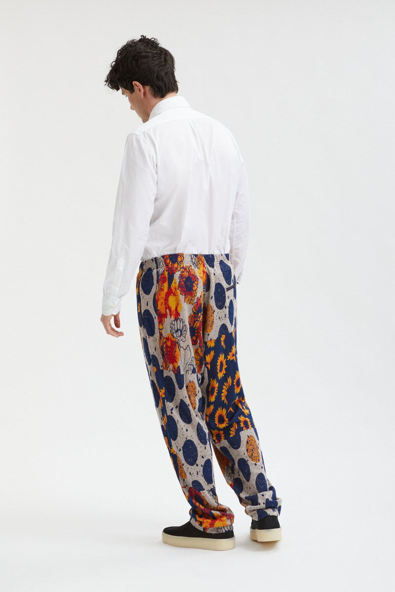 Printed trousers