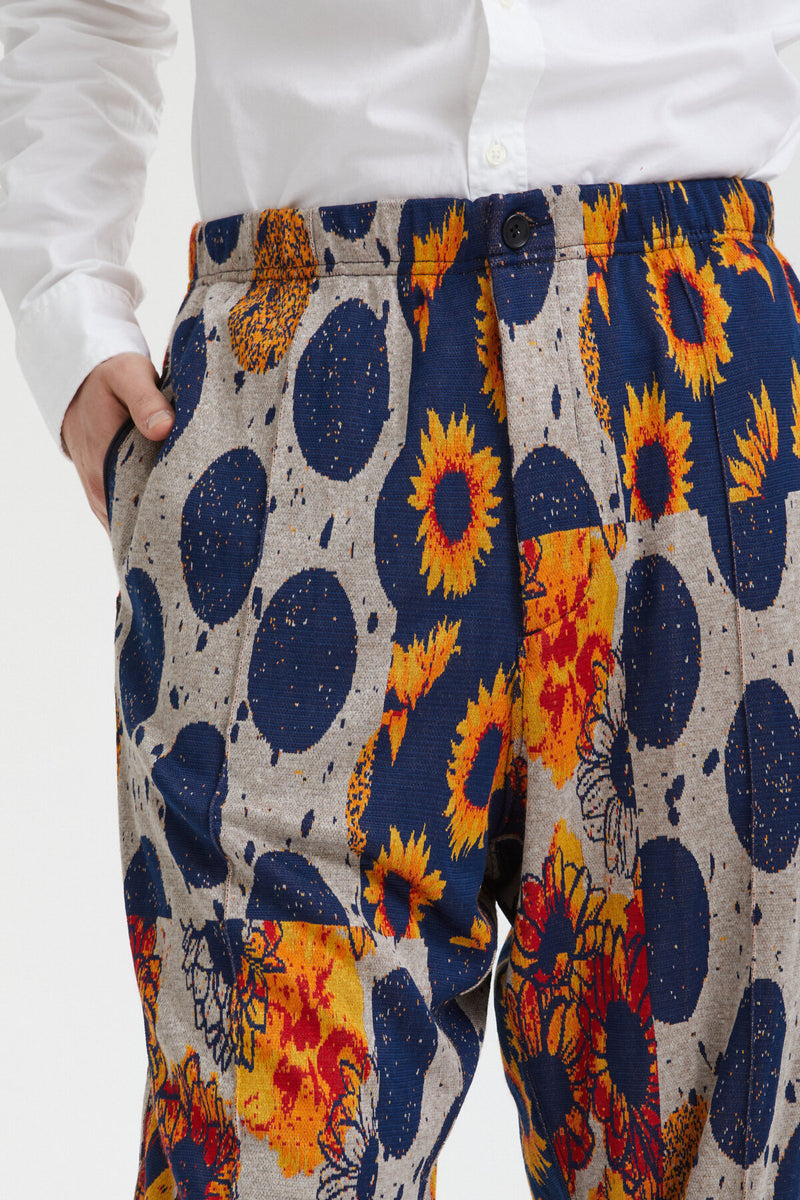 Printed trousers