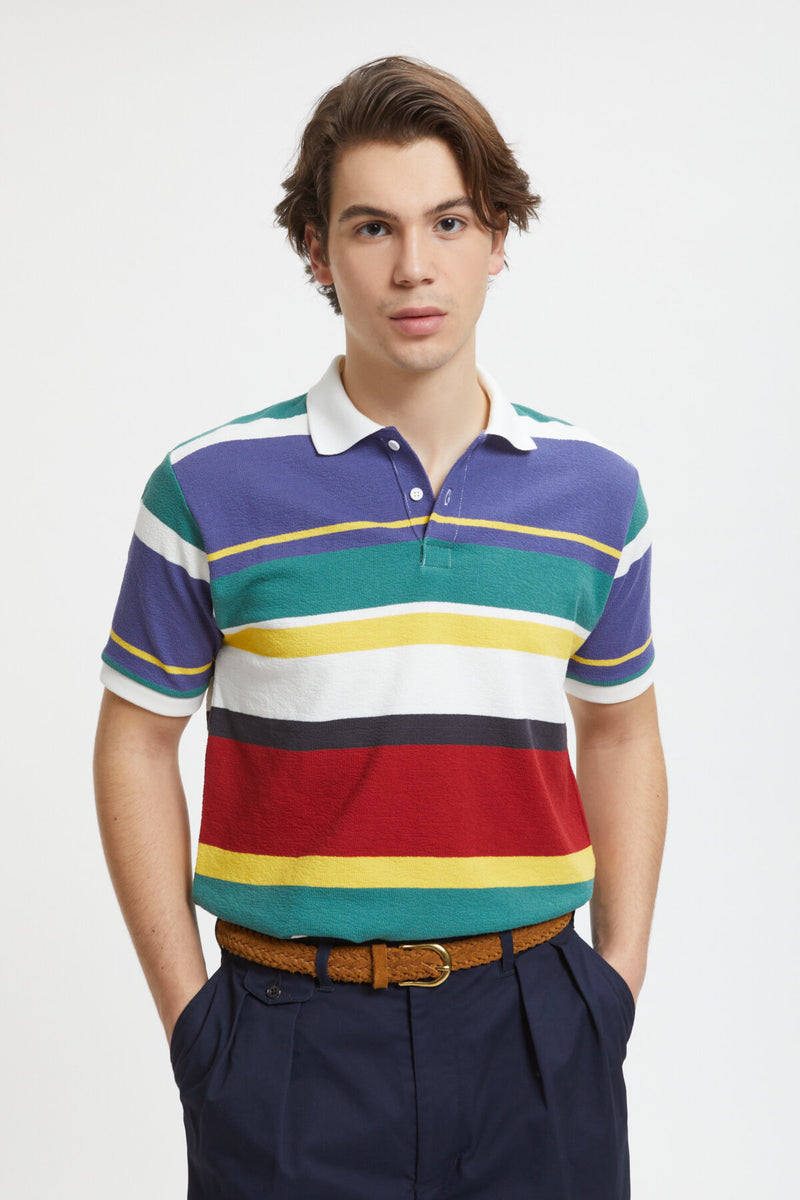 Inlay Stripe Polo