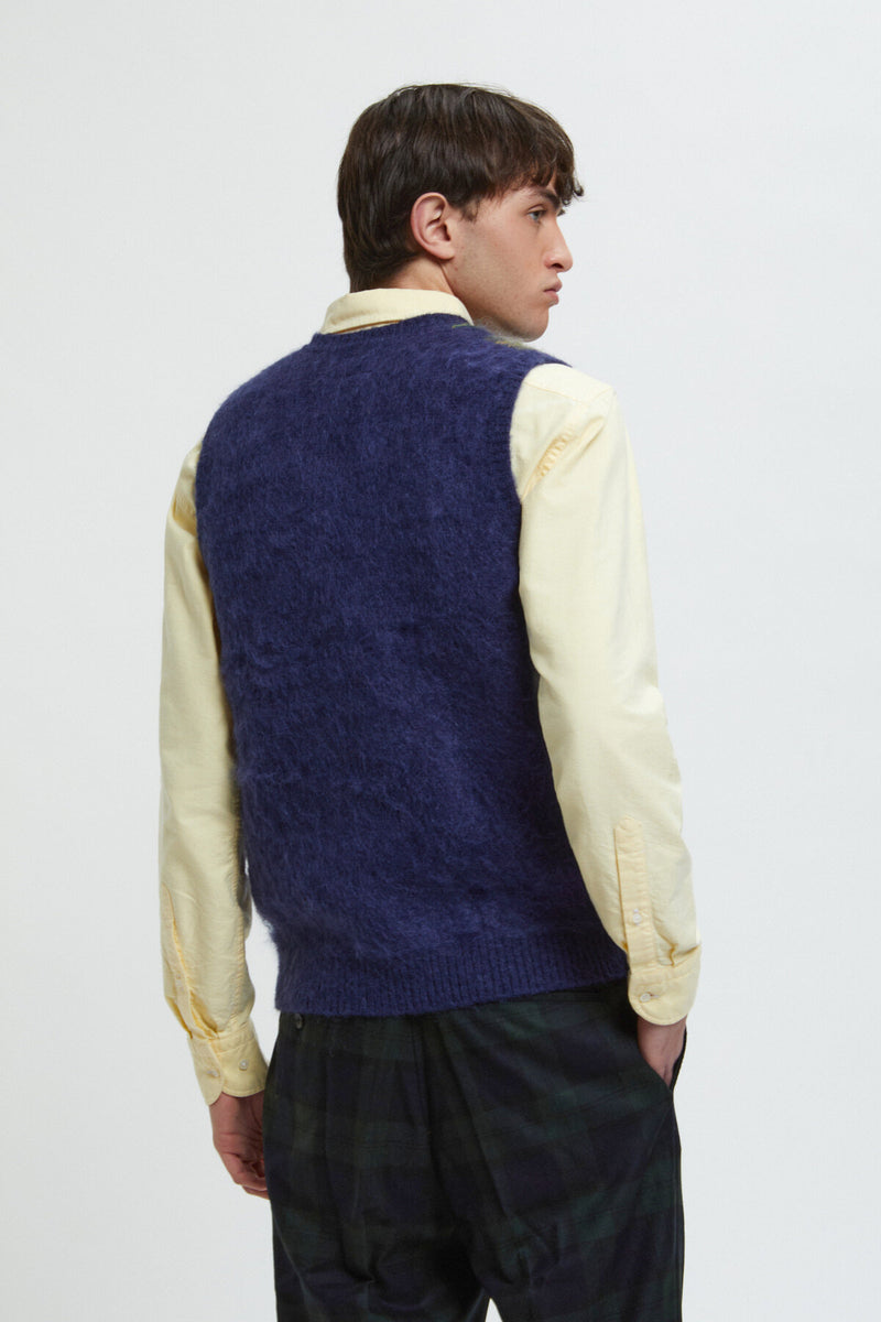 Argyle Vest Mohair