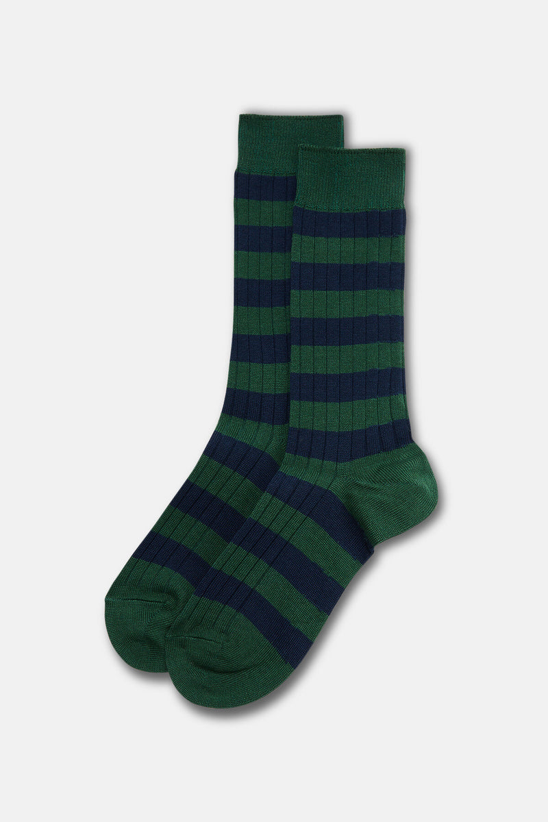 Rib Stripe Socks