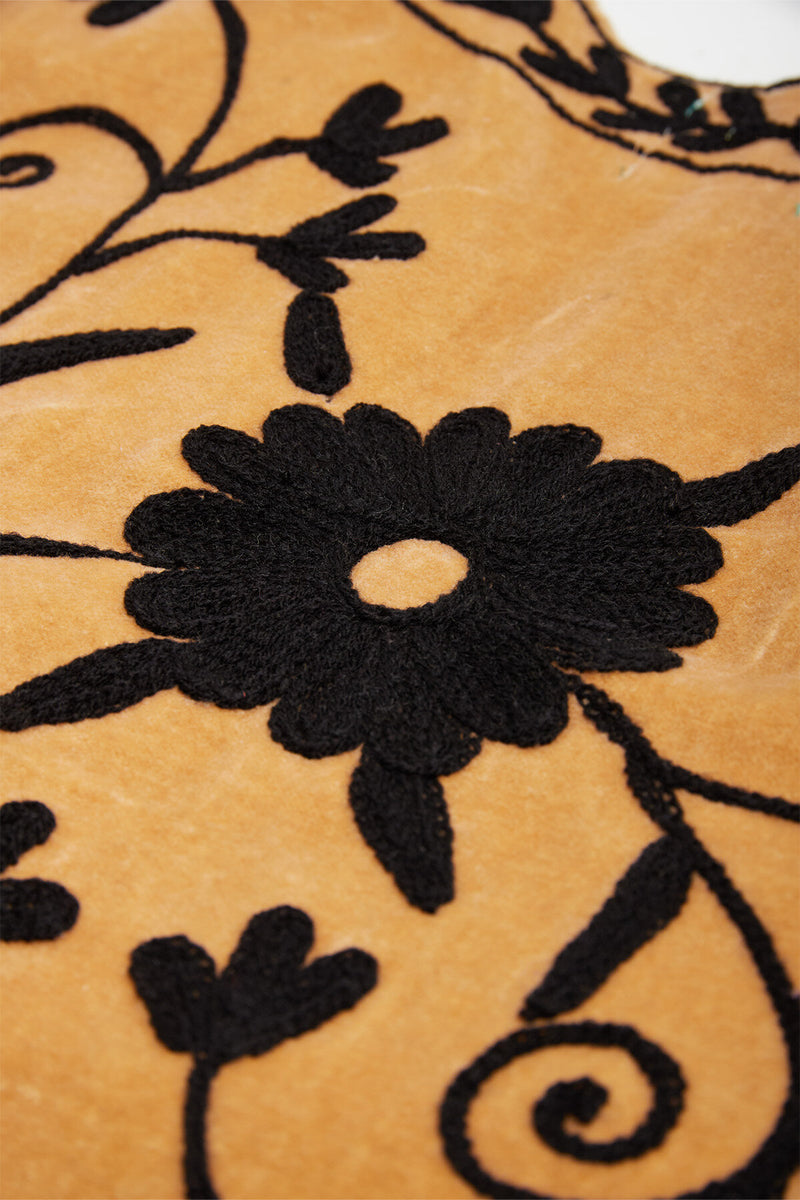 Suzani Velvet Vest