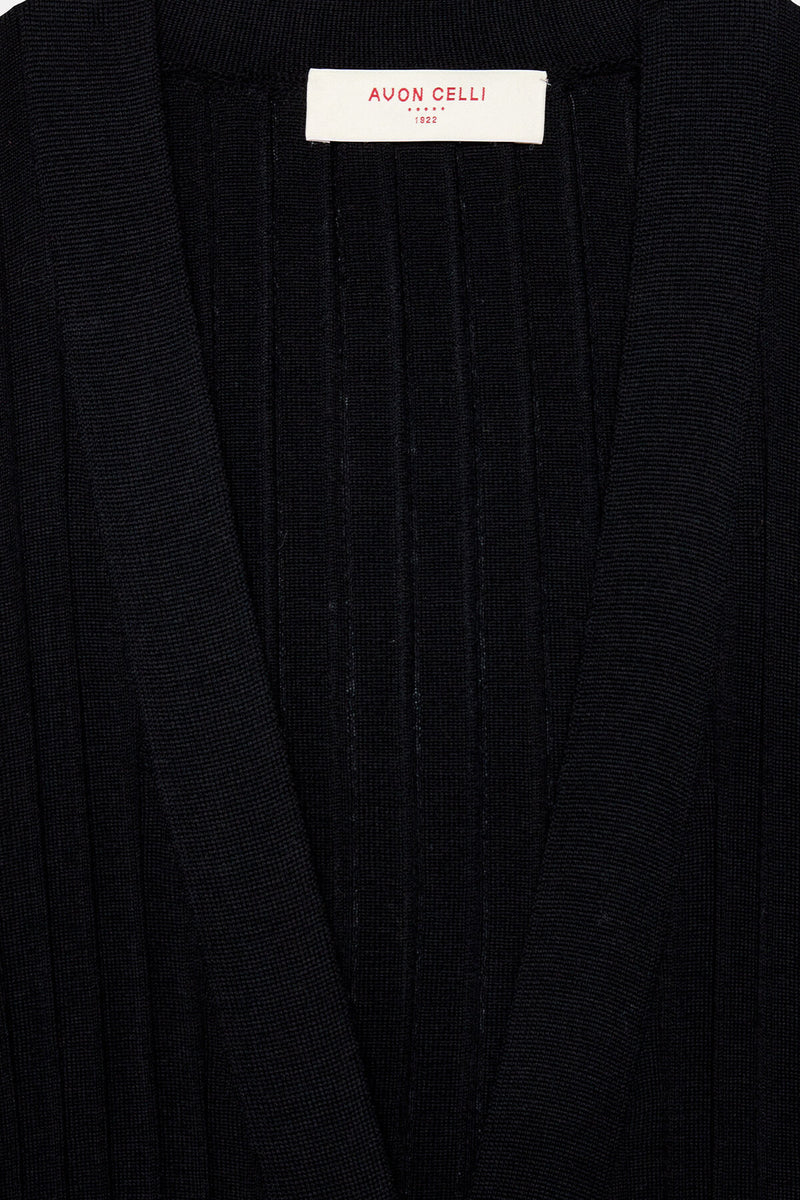 Pleated Cardigan