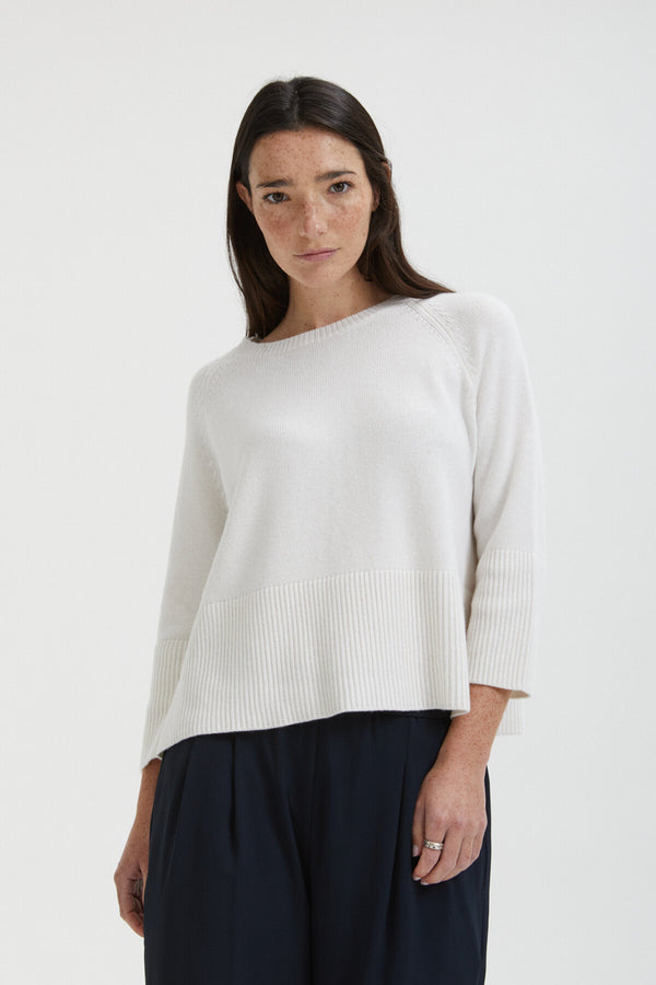 Raglan Crew Neck Sweater