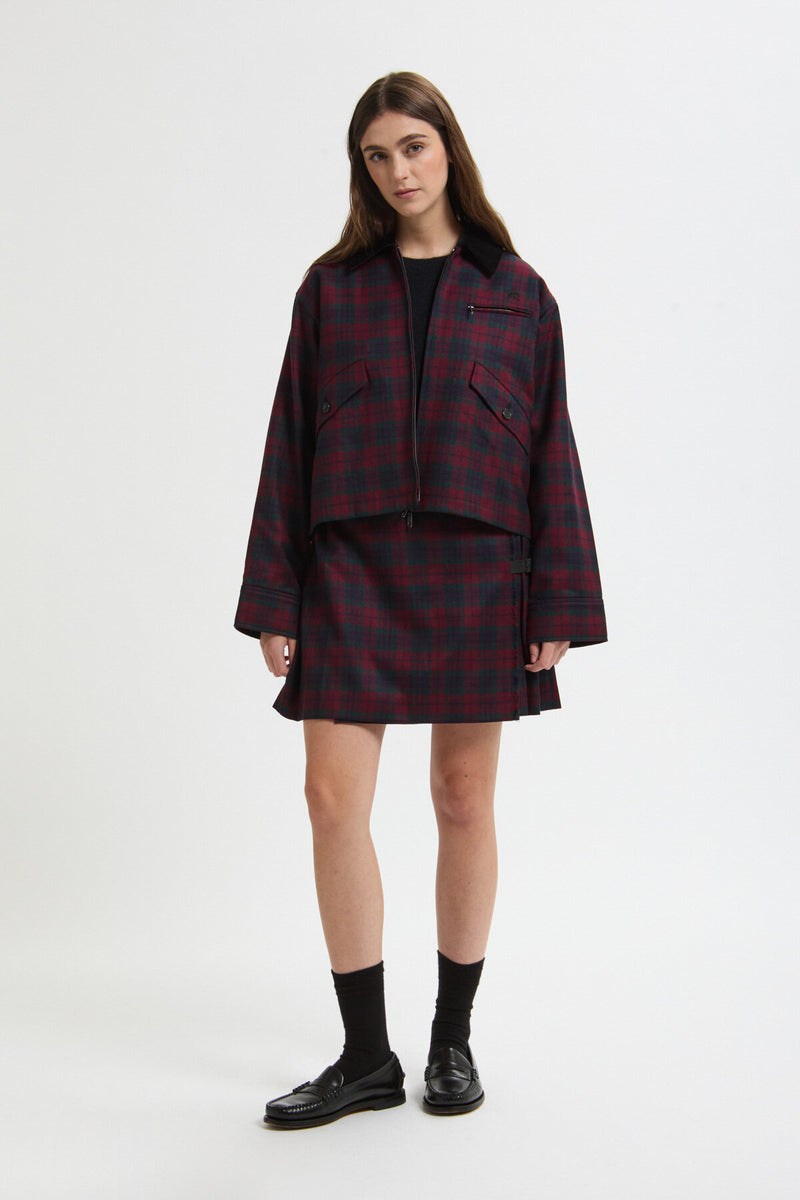 CHECK WORK JACKET WOMAN