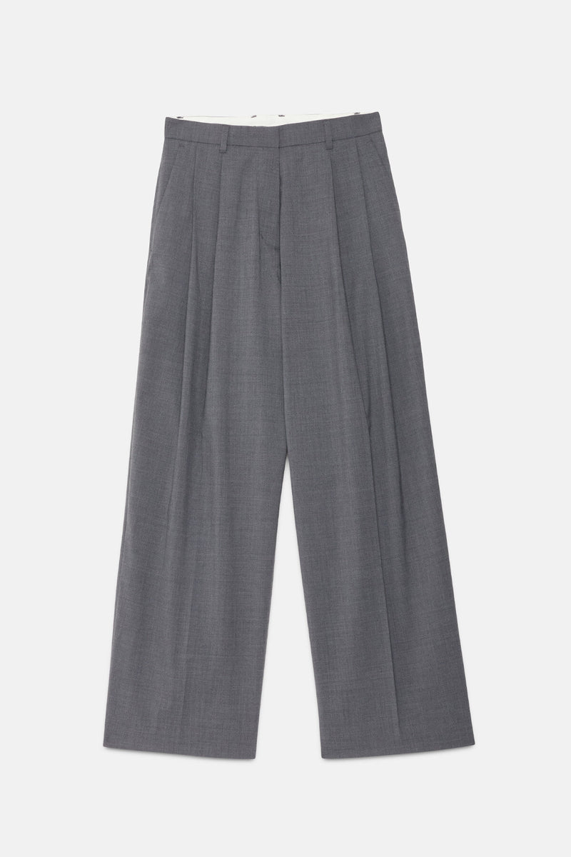 Wide Tapered Trousers