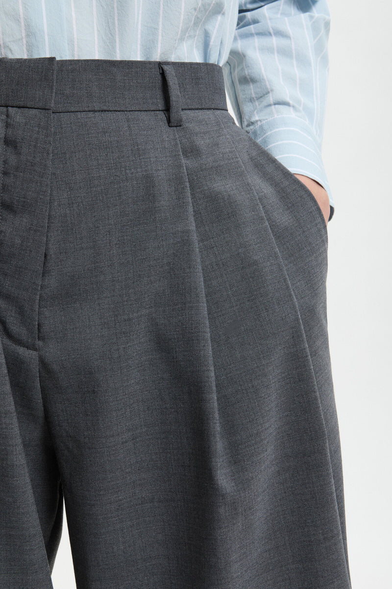 Wide Tapered Trousers