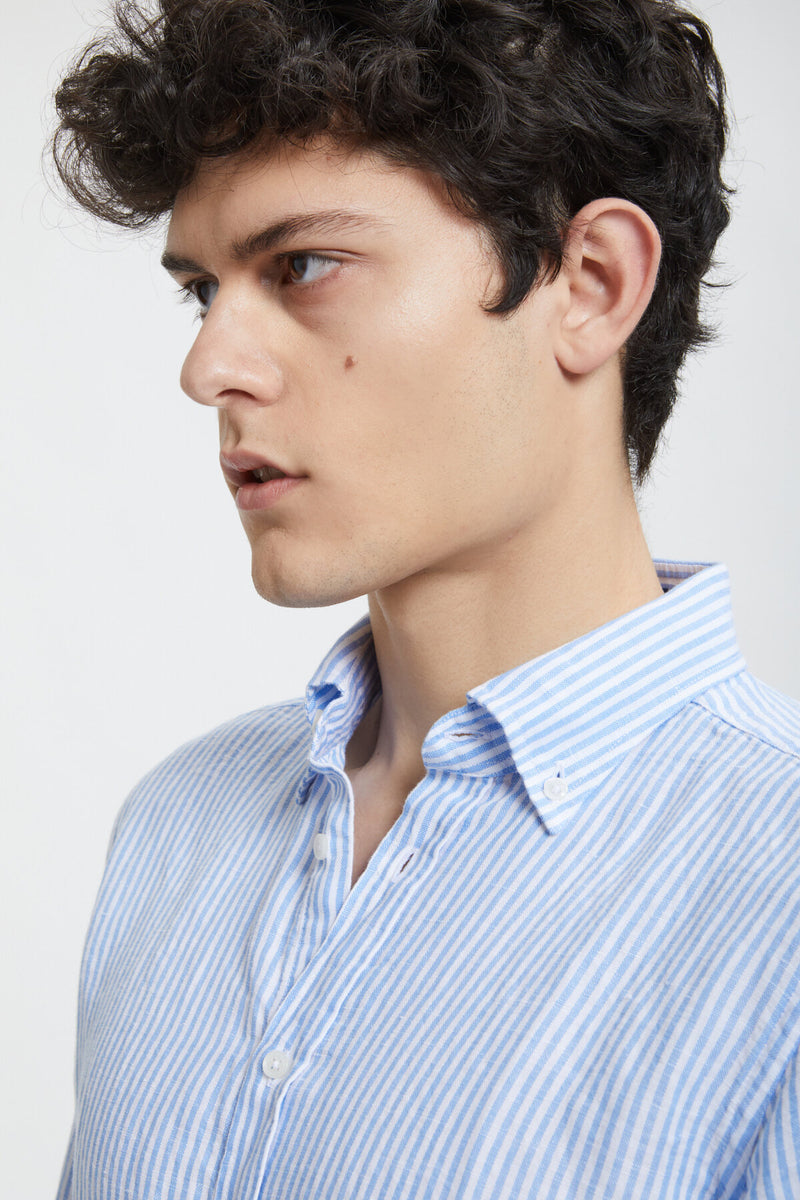 Bradford Striped Linen Blend Shirt