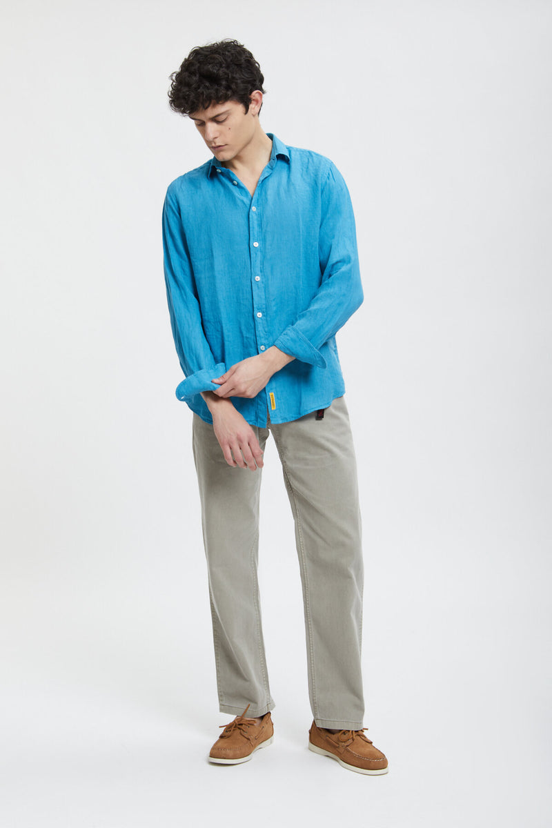 Garment-dyed Linen Shirt