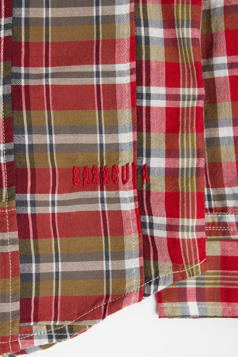CHECKED BD SHIRT WITH CHEST POCKET