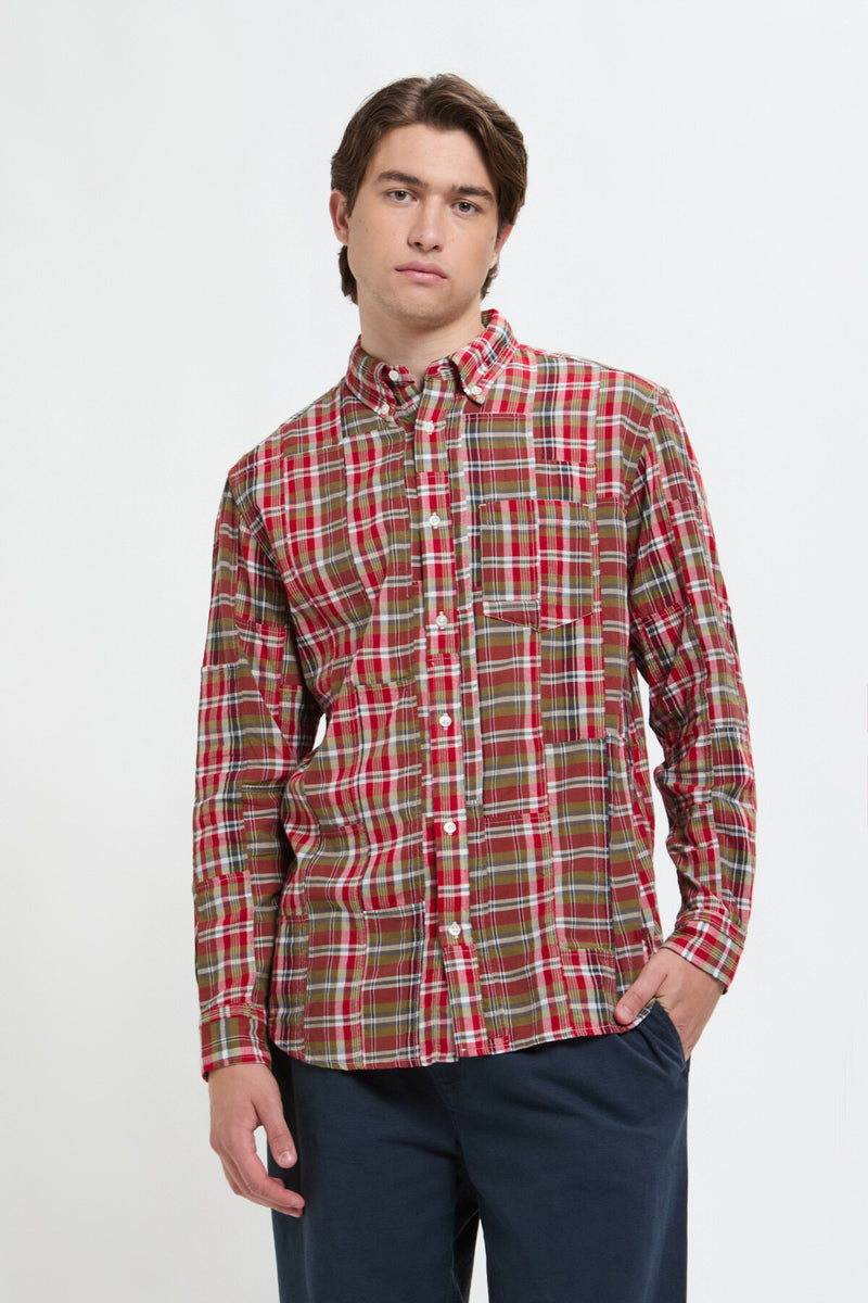 CHECKED BD SHIRT WITH CHEST POCKET