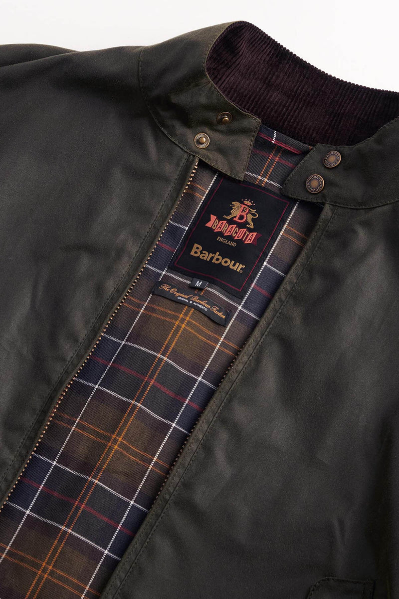 Barbour x Baracuta MA-1 Waxed Harrington Jacket