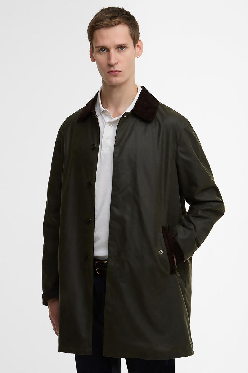 BARBOUR X BARACUTA TYNE WAXED COAT
