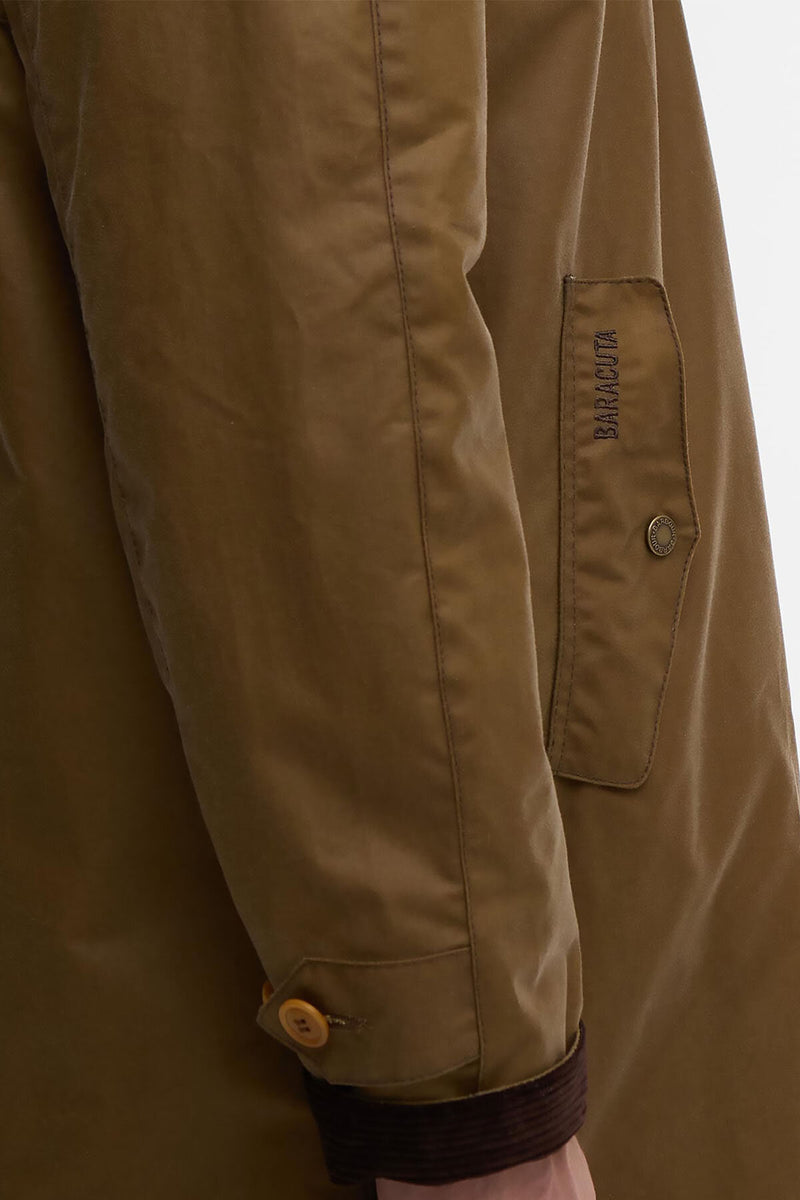 BARBOUR X BARACUTA TYNE WAXED COAT