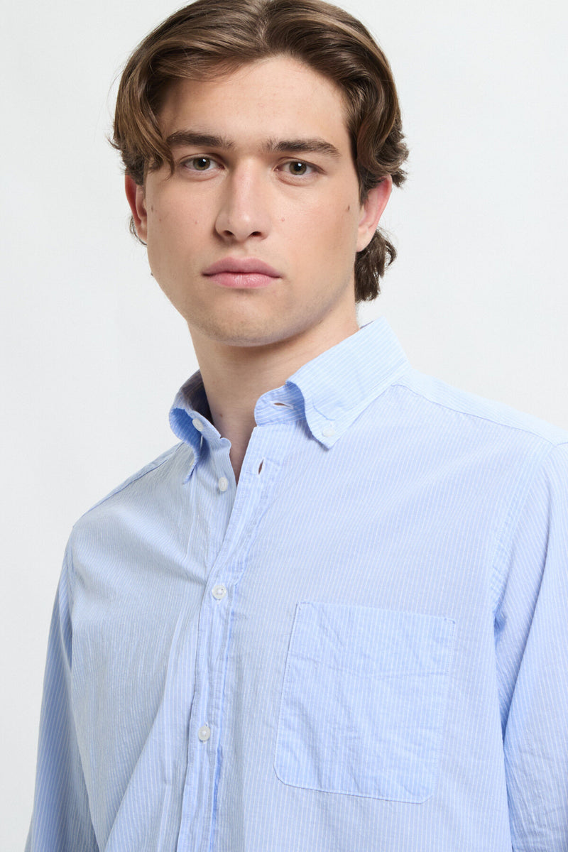 Bradford striped long-sleeved shirt