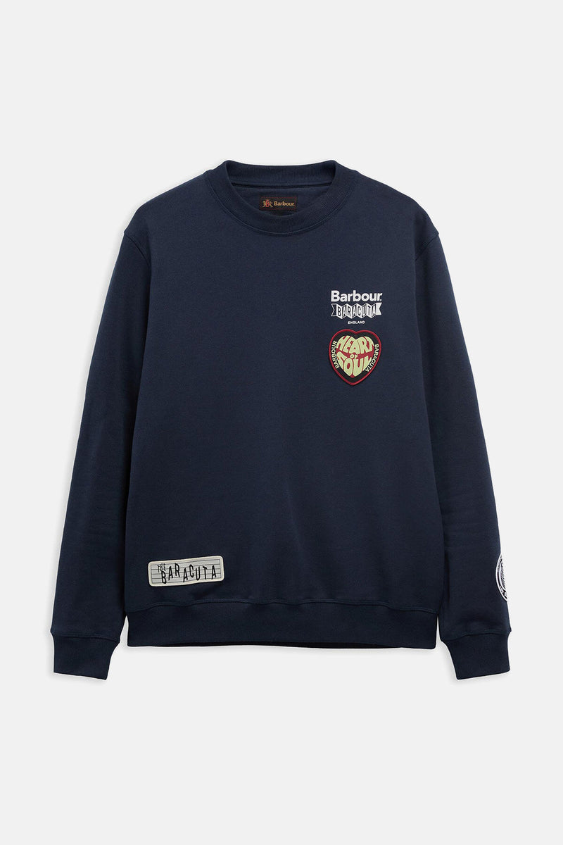 BARBOUR X BARACUTA NORTHERN SWEATSHIRT