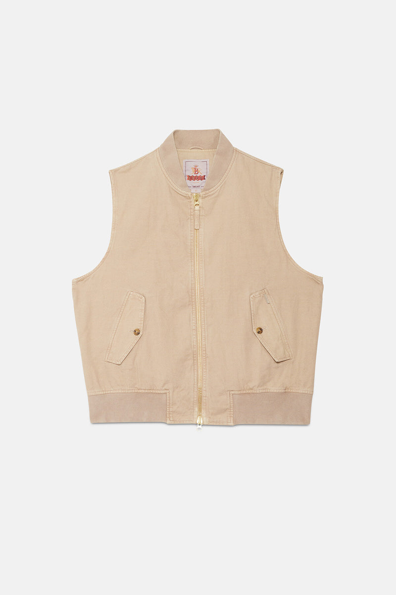 Canvas Garment Dyed Vest