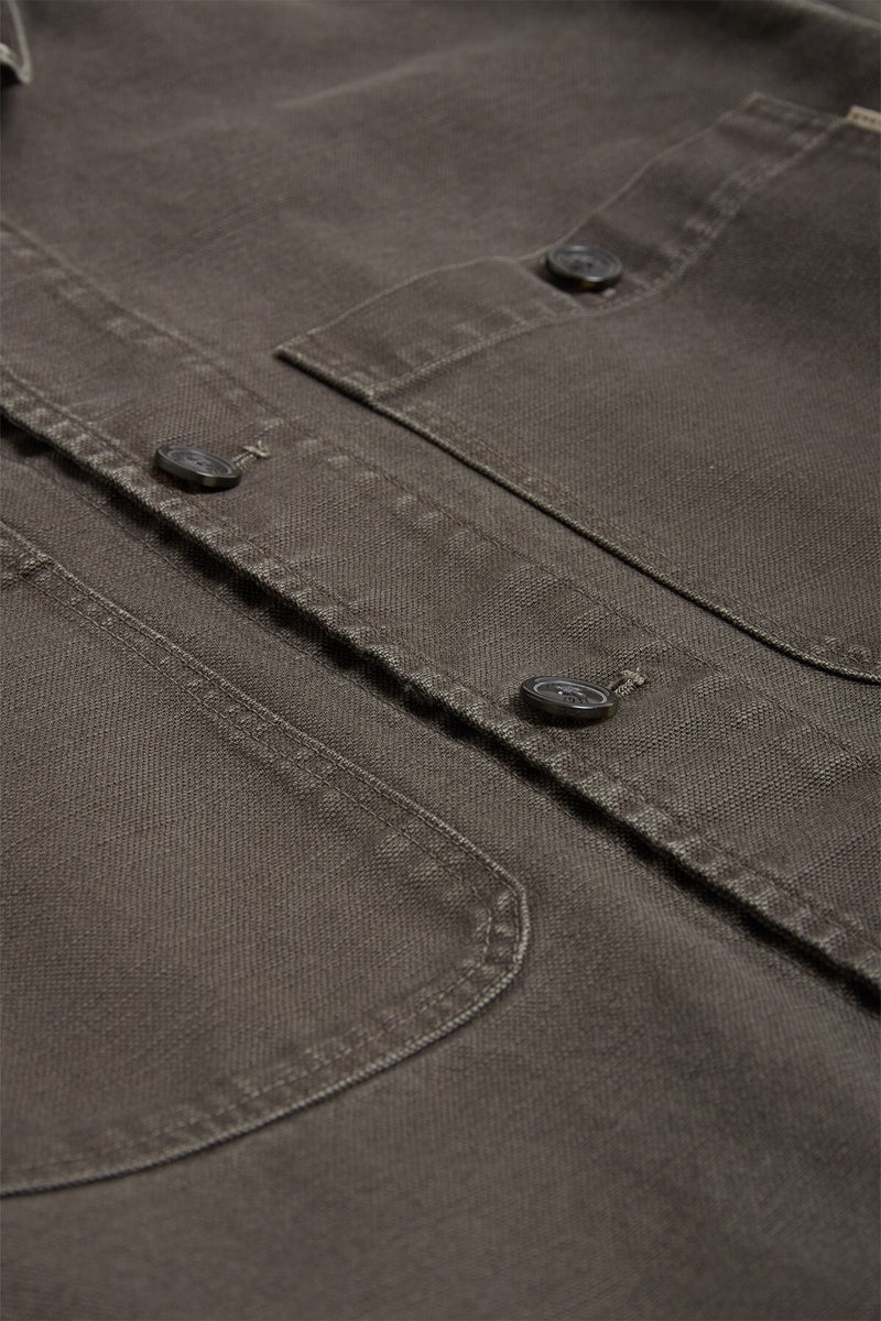 Canvas Garment Dyed Overshirt