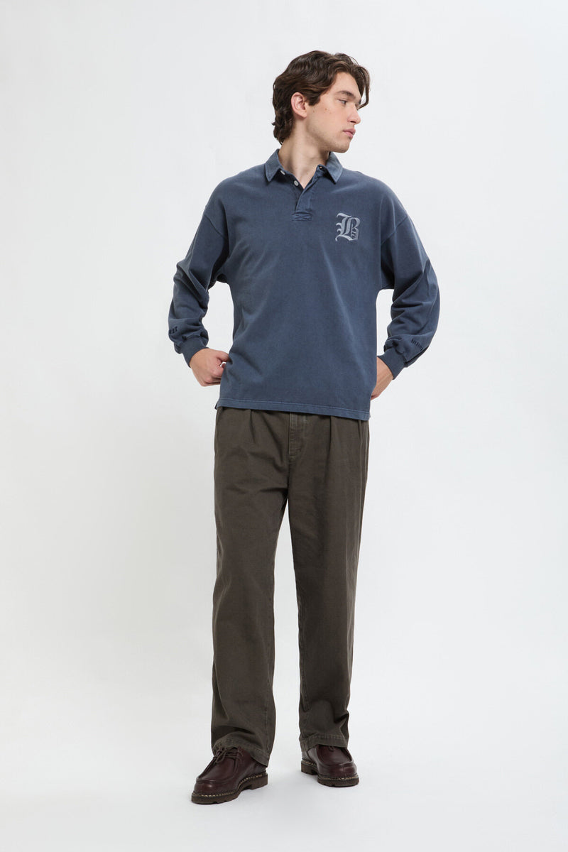 Canvas Garment Dyed Trousers