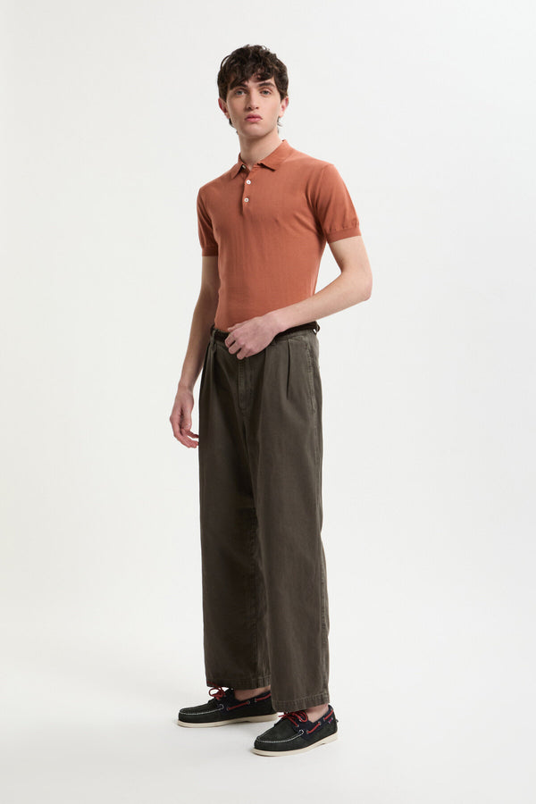 Canvas Garment Dyed Trousers