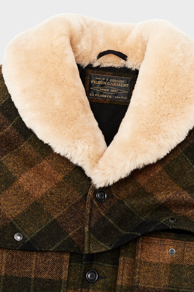 LINED MACKINAW WOOL PACKER COAT