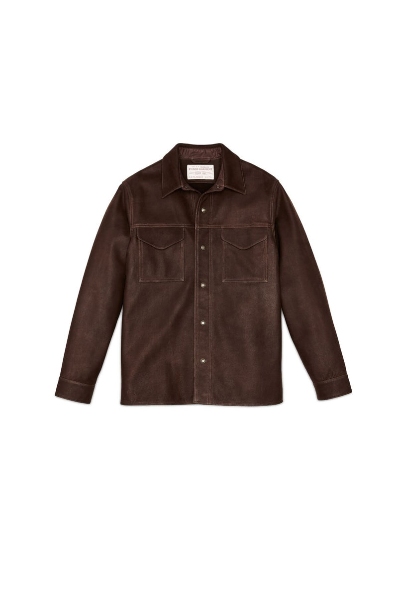 FULL GRAIN LEATHER JAC-SHIRT