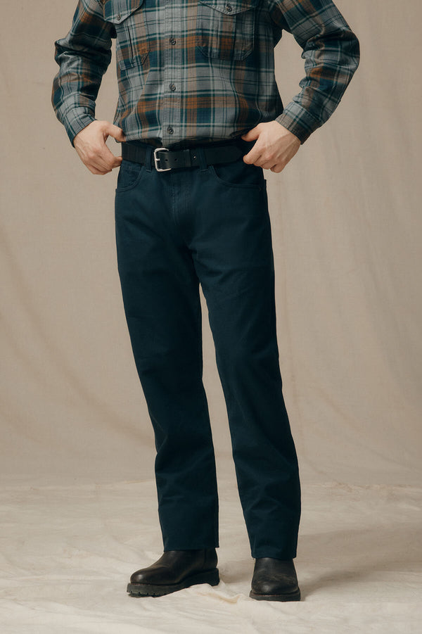 Dry Tin Cloth 5-Pocket Pants