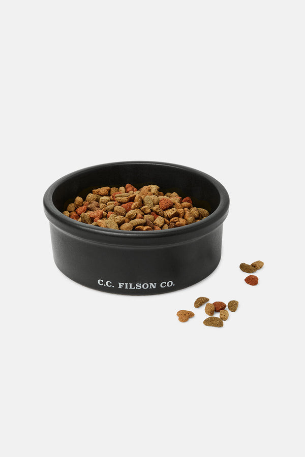 STONEWARE DOG BOWL