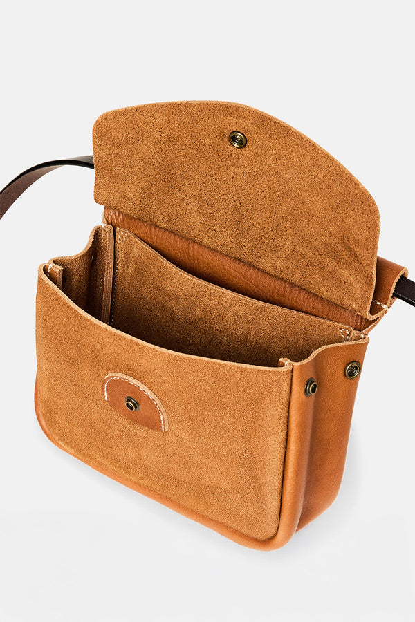 SUEDE CONVERTIBLE FIELD BAG