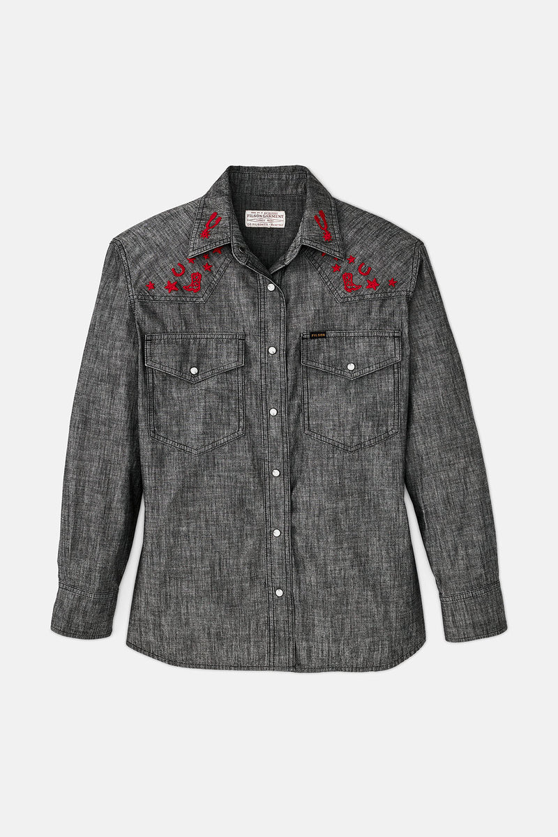 Women's Embroidered Western Shirt