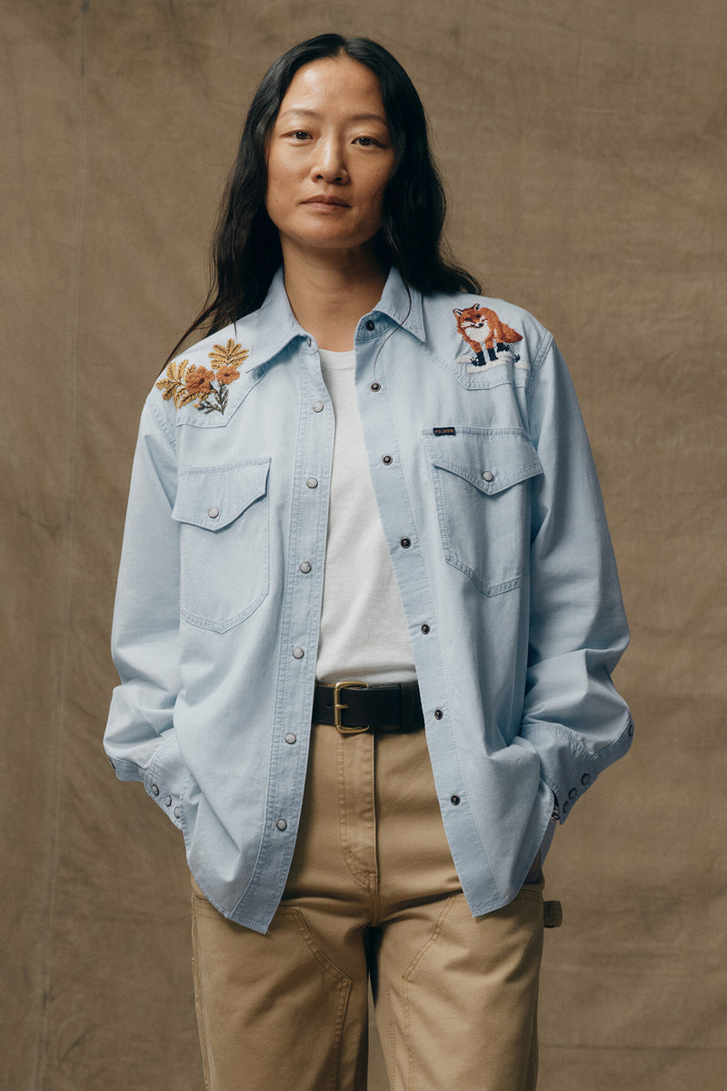 Women's Embroidered Western Shirt