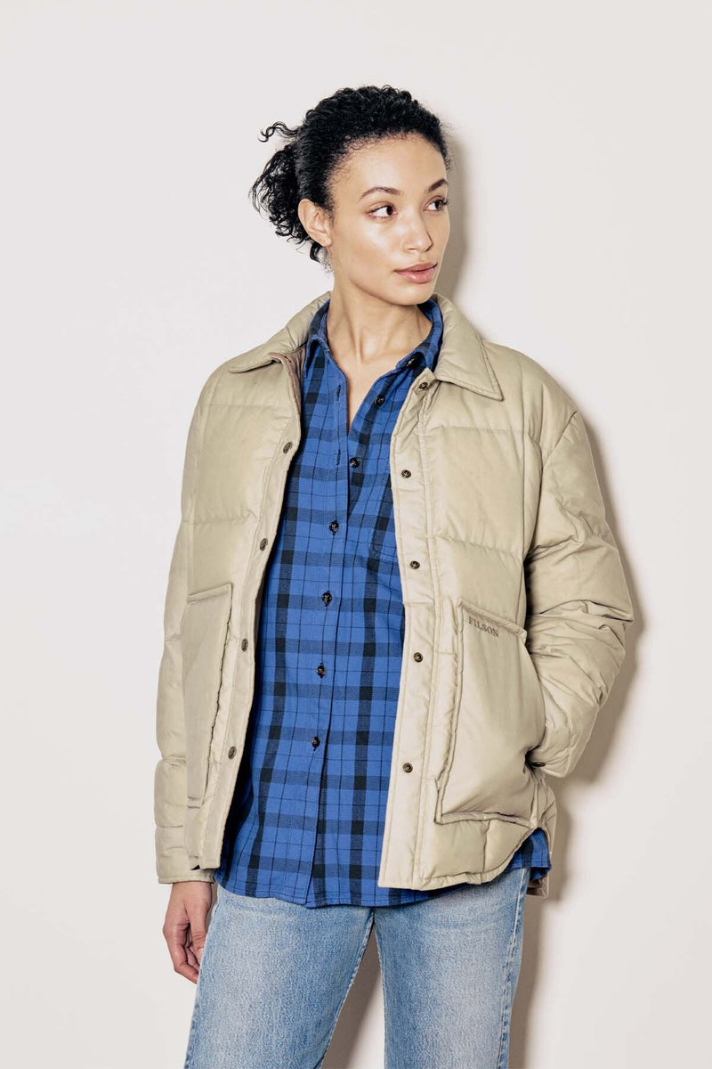 WOMEN'S WAXED DOWN BARN COAT