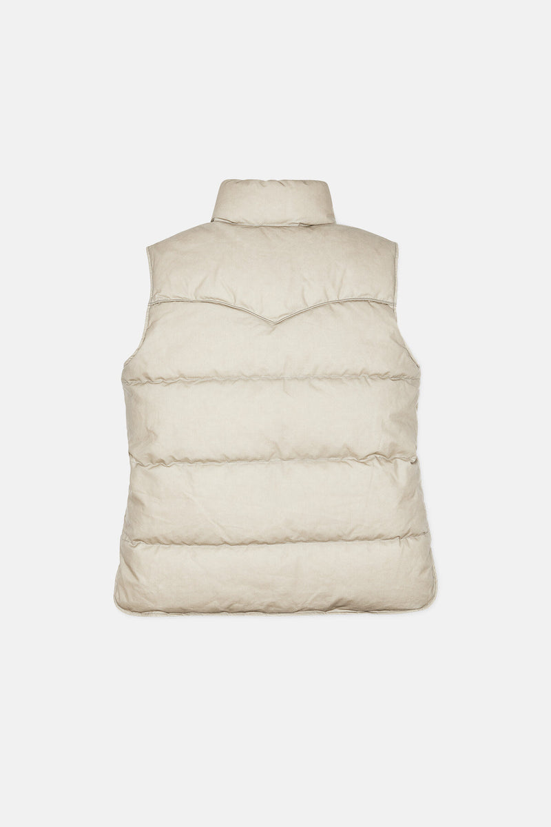 WOMEN'S WAXED DOWN VEST