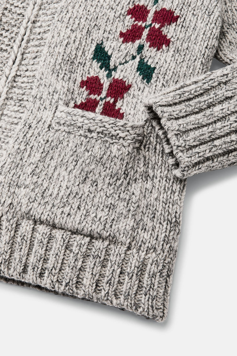 WOMEN’S ZIPPERED WOOL SWEATER