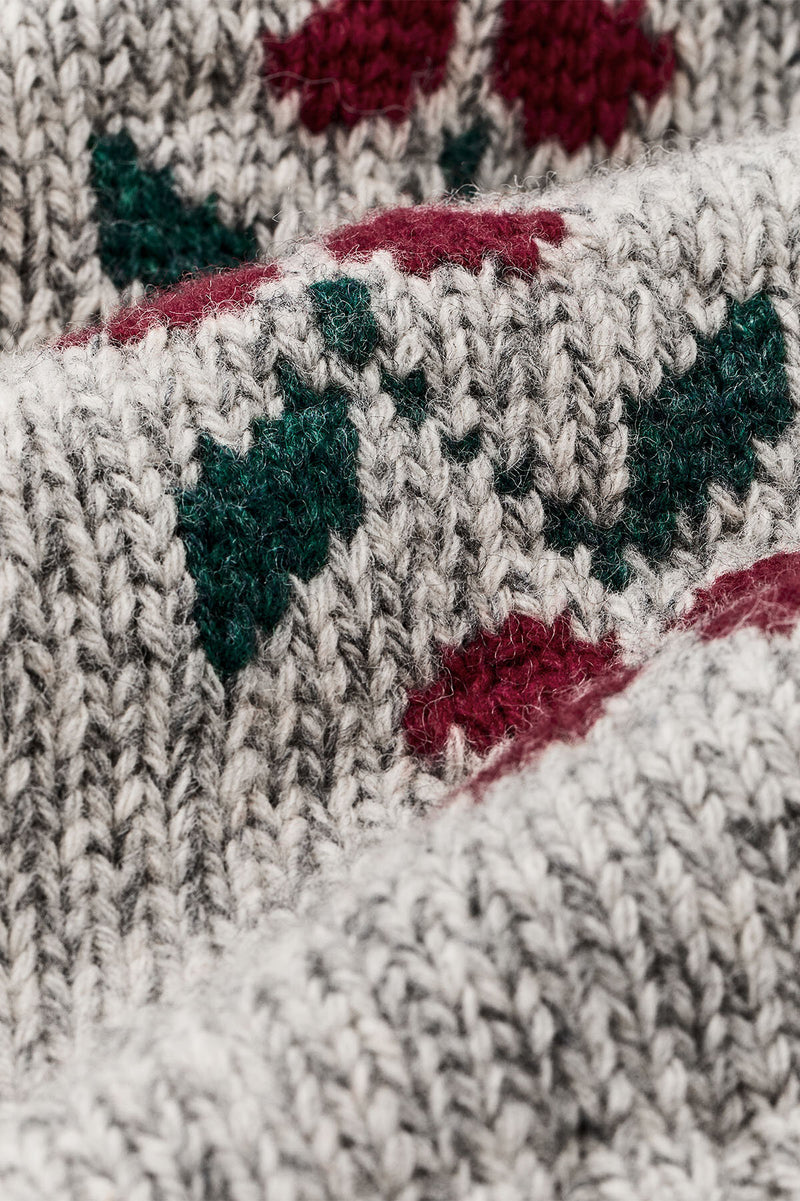 WOMEN’S ZIPPERED WOOL SWEATER