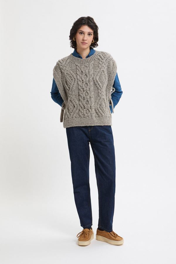 Peruvian Patterned Knit Vest