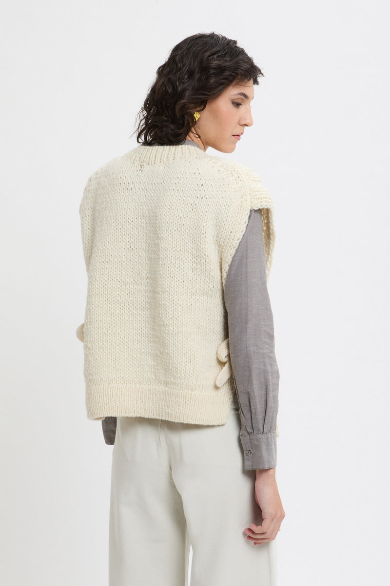 Peruvian Patterned Knit Vest