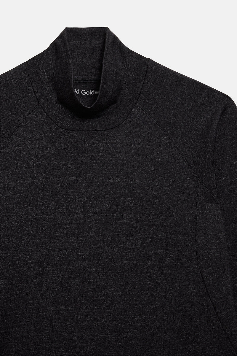 Wool Turtleneck Longsleeves T-Shirt