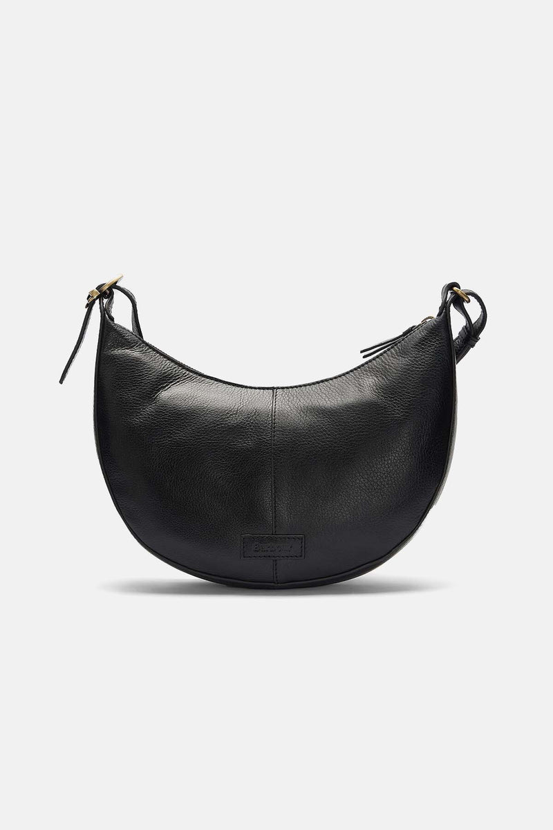 Laire Leather Half-Moon Bag