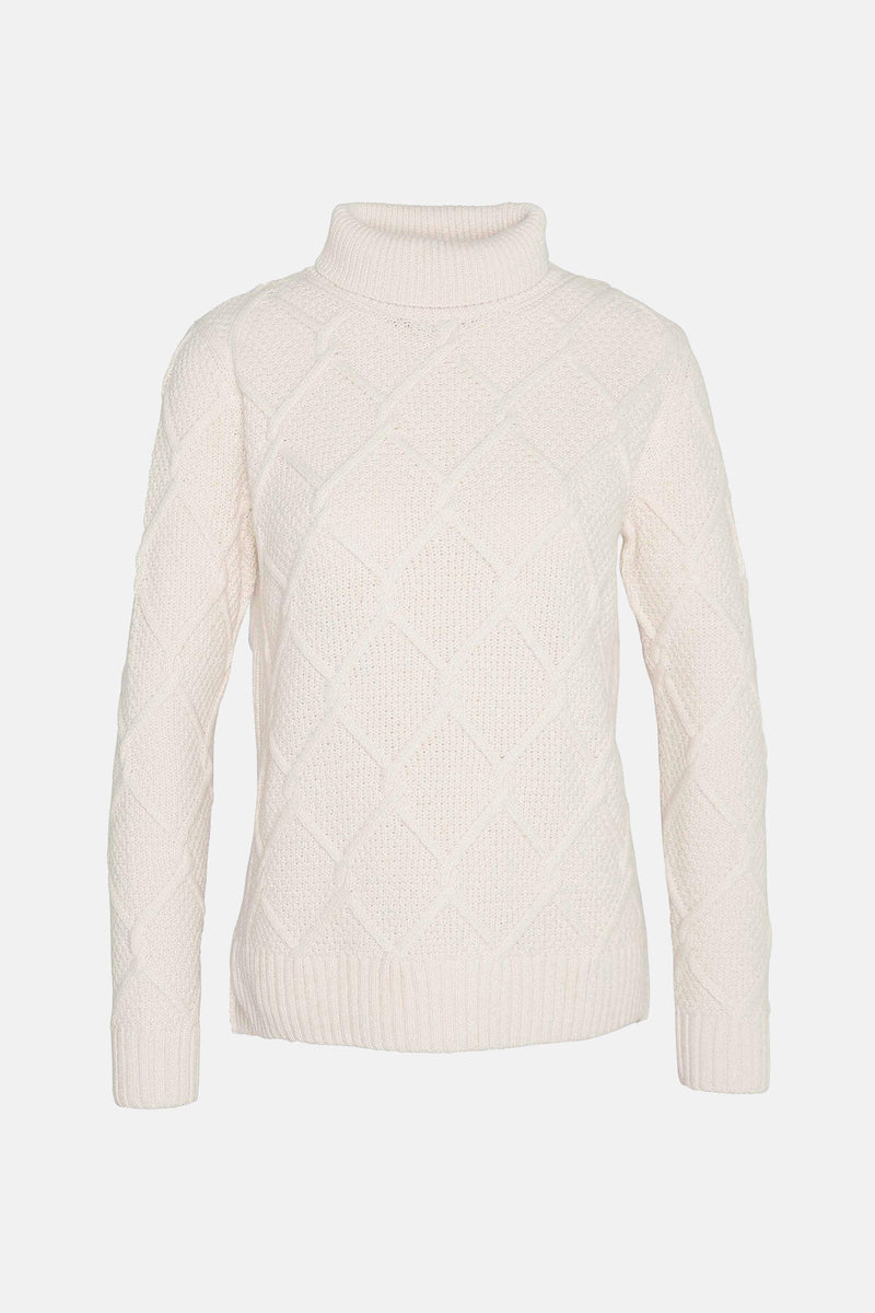 Burne Roll Neck Knit Sweatshirt