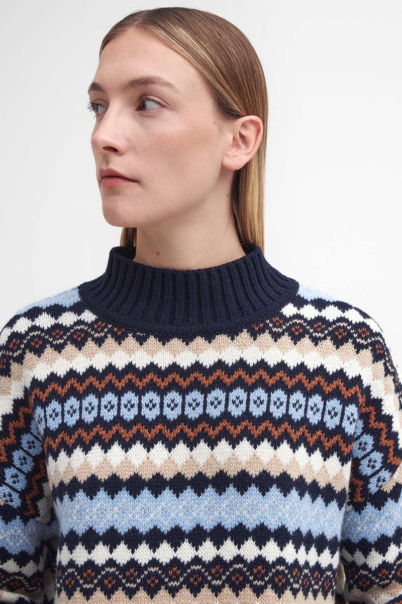 Larisa Fair Isle High Neck Jumper