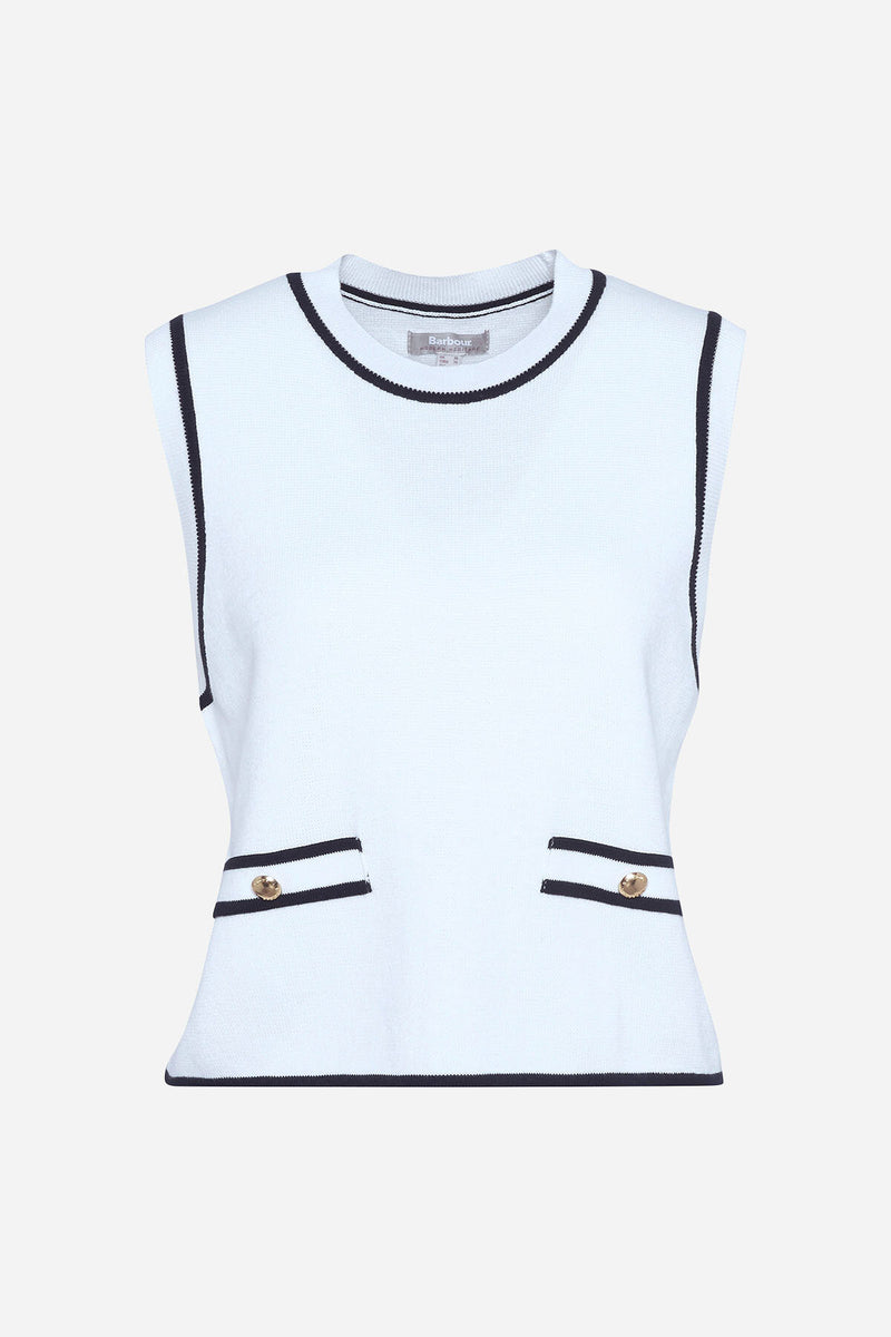 Amy Sleeveless Knitted Jumper