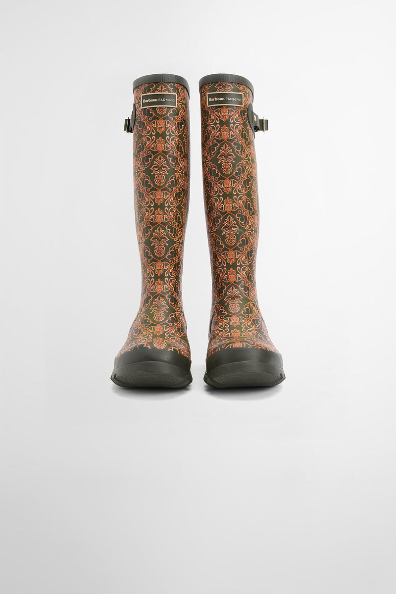 Barbour x FARM Rio Cami Wellingtons