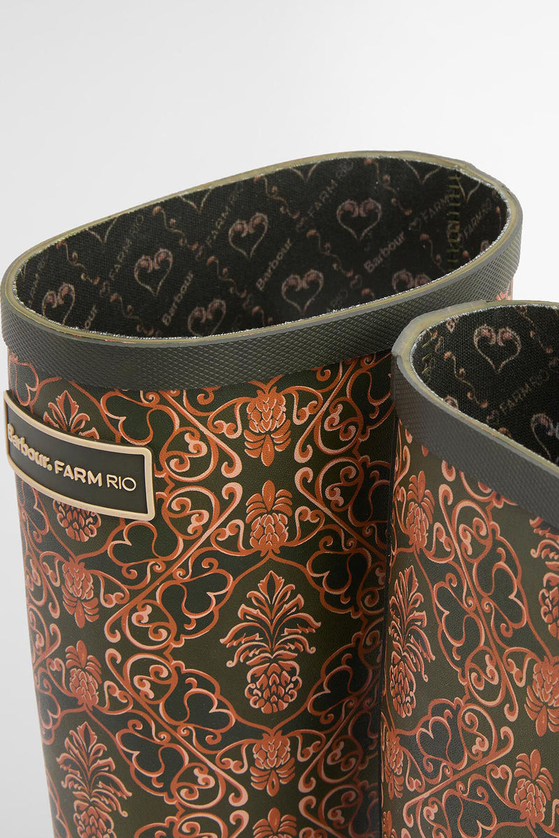 Barbour x FARM Rio Cami Wellingtons