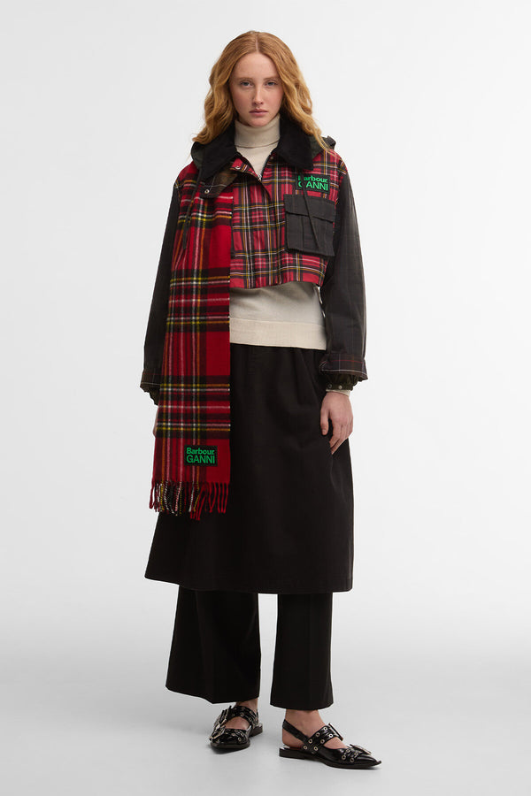 Barbour x GANNI Tartan Scarf