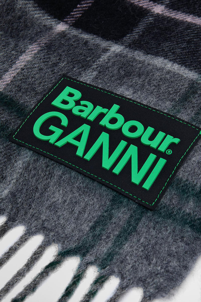 Barbour Ganni Tartan Scarf