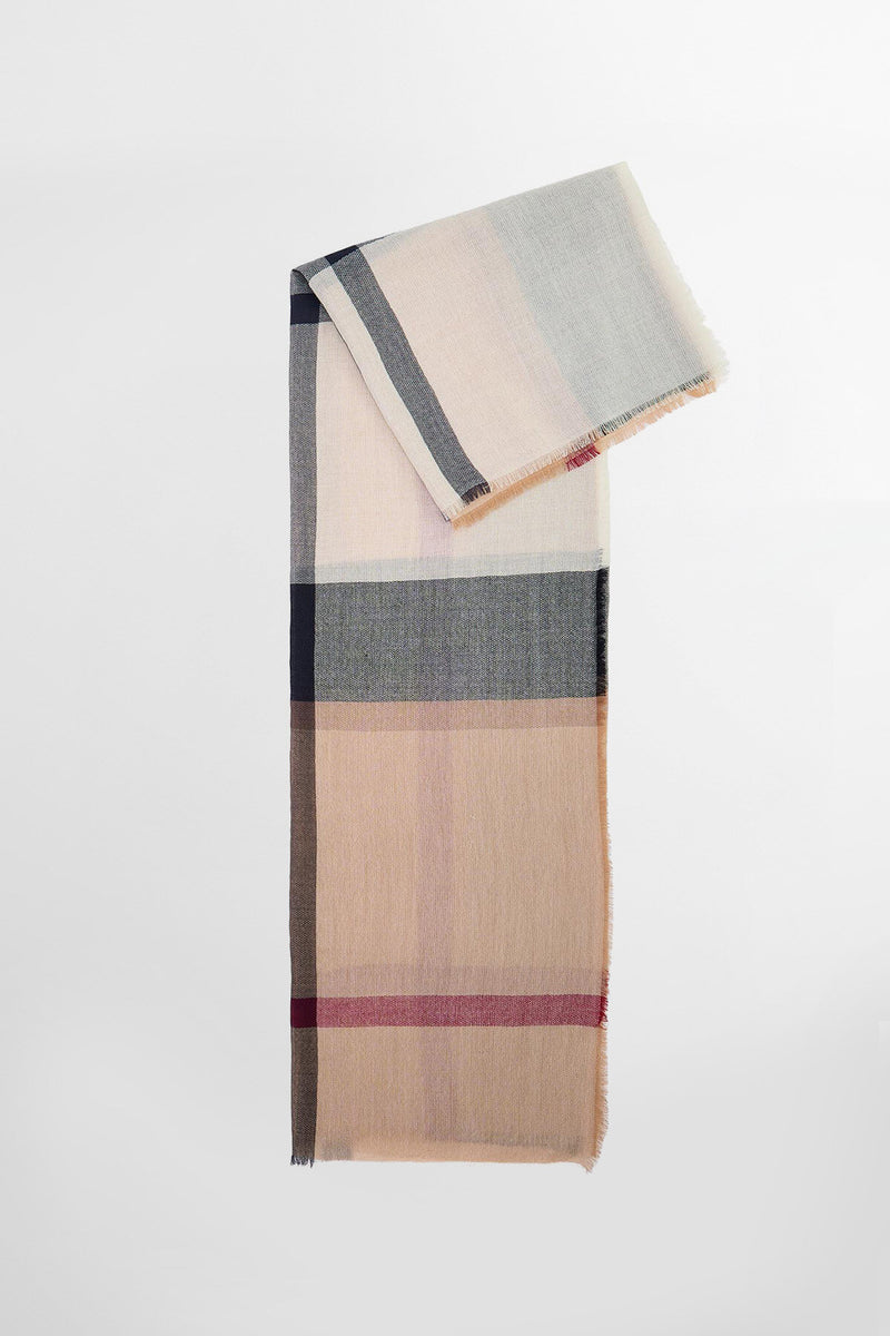 Saffron Tartan Lambswool Scarf