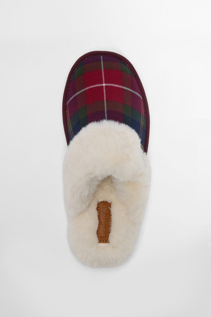 Claudia Tartan Mule Slippers