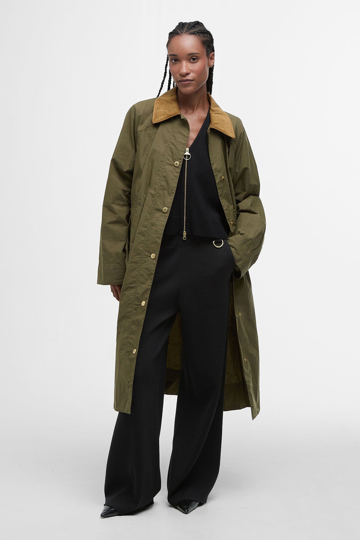 コート BARBOUR Women Coats LQU1819 GN32 Green BARBOUR: Coat woman - Green | Barbour jacket LQU1819 online
